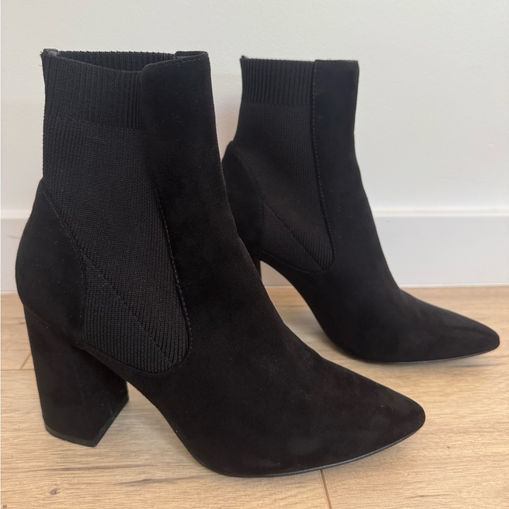 Steve Madden Black Ankle Boots